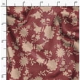 thumbnail image 2 of Soimoi Red Fabric - By the Yard - 42 Inch Wide - Geometric Floral Textile - Contemporary and Stylish Designs for Fashion and Crafts Printed Fabric, 2 of 6