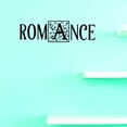 thumbnail image 1 of Custom Decals Romance Wall Art Size: 12 X 30 Inches Color: Black, 1 of 1