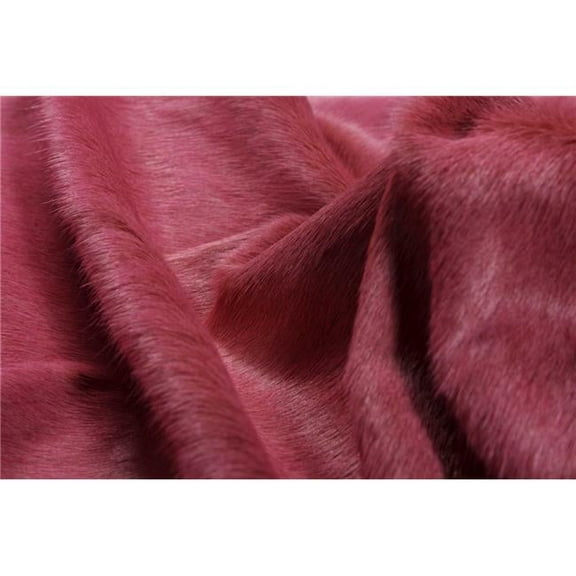 5 x 7 in. Cowhide Rug - Fuschia