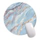 thumbnail image 2 of Alfombrilla de ratón con borde cosido con textura premium, impermeable, antideslizante, redonda, para ordenador portátil, oficina, textura de mármol abstracto 313, 2 of 7