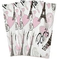 thumbnail image 2 of Coolnut 6 Pack Paris Tower Kitchen Towels, Soft Highly Absorbent Dish Towels Reusable Tea Towels Set, 28"x 18", 2 of 6