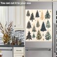 thumbnail image 3 of Yayeee Magnetic Dishwasher Cover for The Front Decoration Home Kitchen Machine Sticker Protector, Beige Christmas Trees, 3 of 6