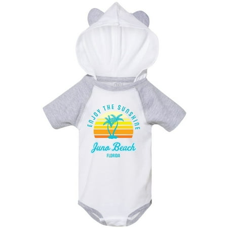 

Inktastic Summer Enjoy the Sunshine Juno Beach Florida in Blue Gift Baby Boy or Baby Girl Bodysuit