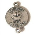 thumbnail image 2 of Saint Peter Basilica medal - Pewter (1.5cm-0.6" in diameter), 2 of 2