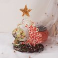 thumbnail image 4 of Wosthever Molde de resina para decoración de árbol de Navidad, fácil de desmoldar, regalo de resina de fundición transparente para Kits de decoración para fiestas Blanco Cadena de cuentas doradas, 4 of 6