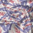 thumbnail image 5 of Ambesonne Tropical Valance Pack of 2, Banana Leaves Hawaiian, 54"X12", Raspberry and Blue Violet, 5 of 5