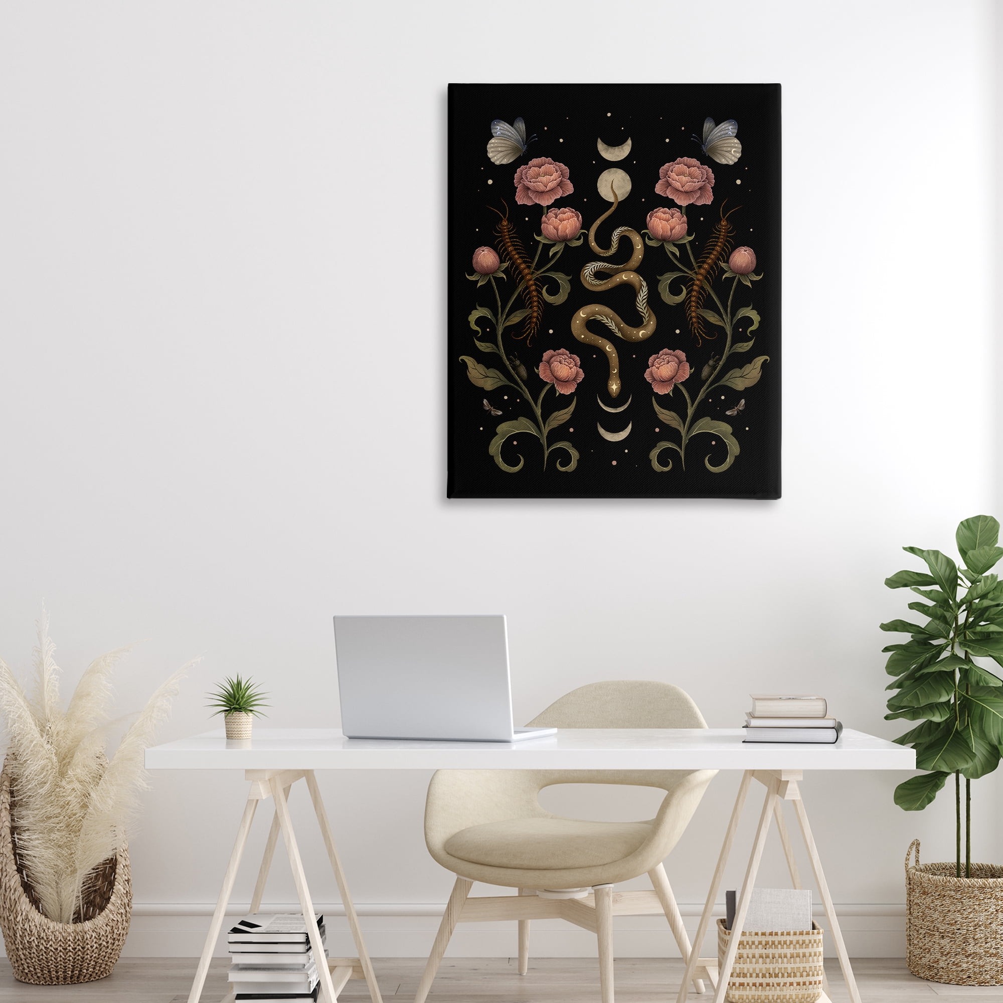 Stupell Industries Serpentine Garden Symmetry Canvas Wall Art, design by Episodic Drawings
