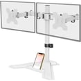 thumbnail image 1 of Dual Monitor Stand Standing Full Motion Monitor Desk Mount Fits Screens up to es .lbs with Height Adjustable Swivel Tilt Rotation VESA x x, 1 of 9