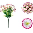 thumbnail image 3 of Artificial Spring Violet Flower Bouquets — Decorative Fake Flower Arrangements for Home, Office, Weddings, and Events to Brighten Your Space, 3 of 5