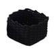 thumbnail image 4 of Cesta de almacenamiento para organizar el hogar, decoración del hogar, cesta de maquillaje decorativa tejida a mano Negro, 4 of 8