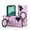 Pink, variant on Allytechgroup iPhone 17 Case, Rugged [Compatible with Magsafe] Heavy Duty Shockproof Protective Ring Holder Kickstand Bumper Phone Case Cover for Apple iPhone 17, Pink