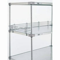 Metro Ledge,24inx4inx24in,StnlStl,PK2 L24WS