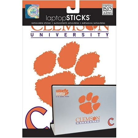 NCAA Removable Laptop Sticker, Clemson Tigers