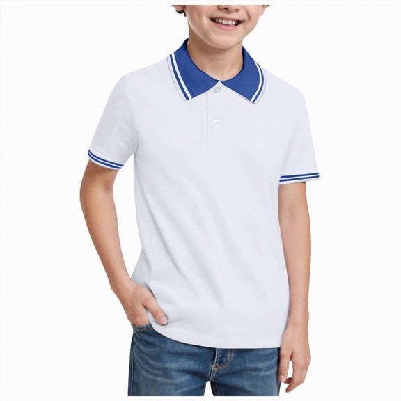 Ccpelsie Toddler Boy Short Sleeve Shirts Casual Kids Cotton Crewneck Graphic Tee Tops Dinosaur T-Shirt(Blue,7-8 Years)