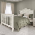thumbnail image 2 of Evolur Aurora Full-Size Bed Conversion Wooden Rails, Ivory Lace, 2 of 7