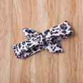 thumbnail image 5 of Bagilaanoe 3Pcs Newborn Baby Girl Long Pants Set Letter Print Long Sleeve Pullover Tops + Leopard Trousers + Headband 6M 12M 18M 24M Infant Casual Outfits, 5 of 8