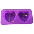 thumbnail image 2 of 1pc Romantic Heart Shape Flower Soap Rose Love Silicone Soap Making, 2 of 7