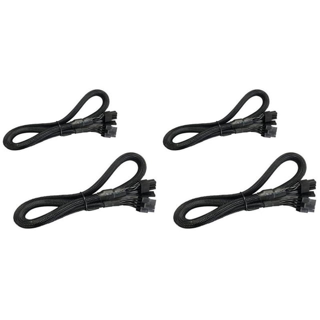 4x Cables de Alimentación PCIE VGA Flex de 8 Pines Una 8 Pines (6 + 2) para EVGA Supernova 650750850 1000 1600 2000
