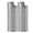 Grey, variant on Nieyigj 2 Pcs Lighter Case Zinc Alloy Vintage Floral Stamped Classical Elegant Lighter Sleeve Cover Protective Metal Shell for Standard Pocket Lighters (Silver, 3.53 oz / 100 g)