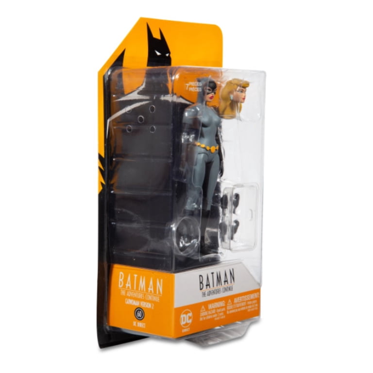 DC Collectibles The New Batman Adventures Catwoman Action Figure - 6" Scale With Interchangeable Hands, Bola Whip & Cat