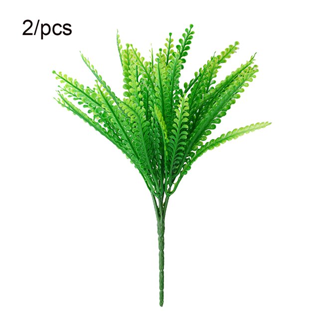 Worallymy 2 uds. hojas de simulación hojas artificiales de plástico plantas falsas DIY vívidas decoraciones para el hogar Worallymy JD735804934