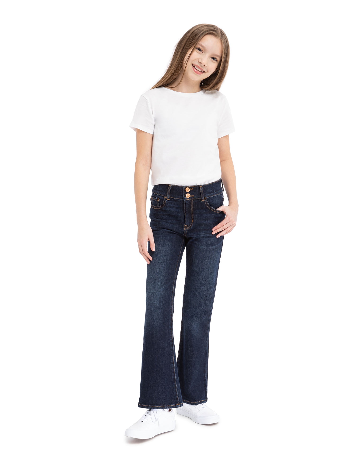 Jordache Girls High Rise Flare, Sizes 5-18