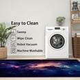 thumbnail image 3 of 2x3 Rug, Galaxy Door Mat Washable Non Slip Soft for Entryway, Outer Space Nebula Rug, Universe Carpet, Galaxy Home Decor & Gifts, 3 of 7