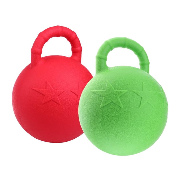 2 unidades de 28 cm con frutas para entrenamiento y juego de caballos.