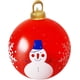 thumbnail image 2 of Venta de bolas inflables de Navidad, 60 cm, grandes, para exteriores, de PVC, para Navidad, inflables gigantes, reutilizables, muñecos de nieve de Papá Noel, para decoración de jardín y patio de Navid, 2 of 6