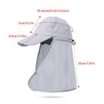 Clearance! Sun Hat Sun Wide Brim Bucket Hat Foldable Outdoor Baseball