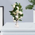 thumbnail image 1 of Lámpara de árbol de rosas LED Lámpara de de árbol de 24 LED Centro de de lámpara Gran decoración para el dormitorio para hogar Día de Blanco lechoso Yinane Lámpara Rose Tree, 1 of 7