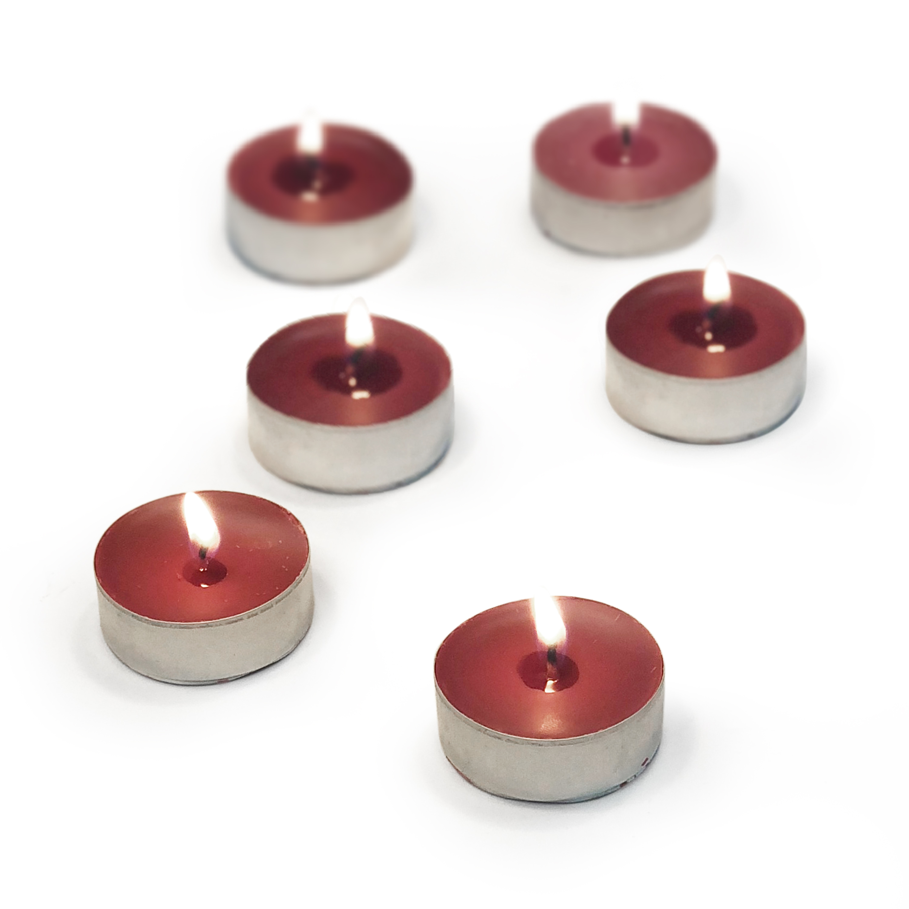 Mainstays Warm Apple Pie Scented Indoor/Outdoor Tealight Candles, 50 Count