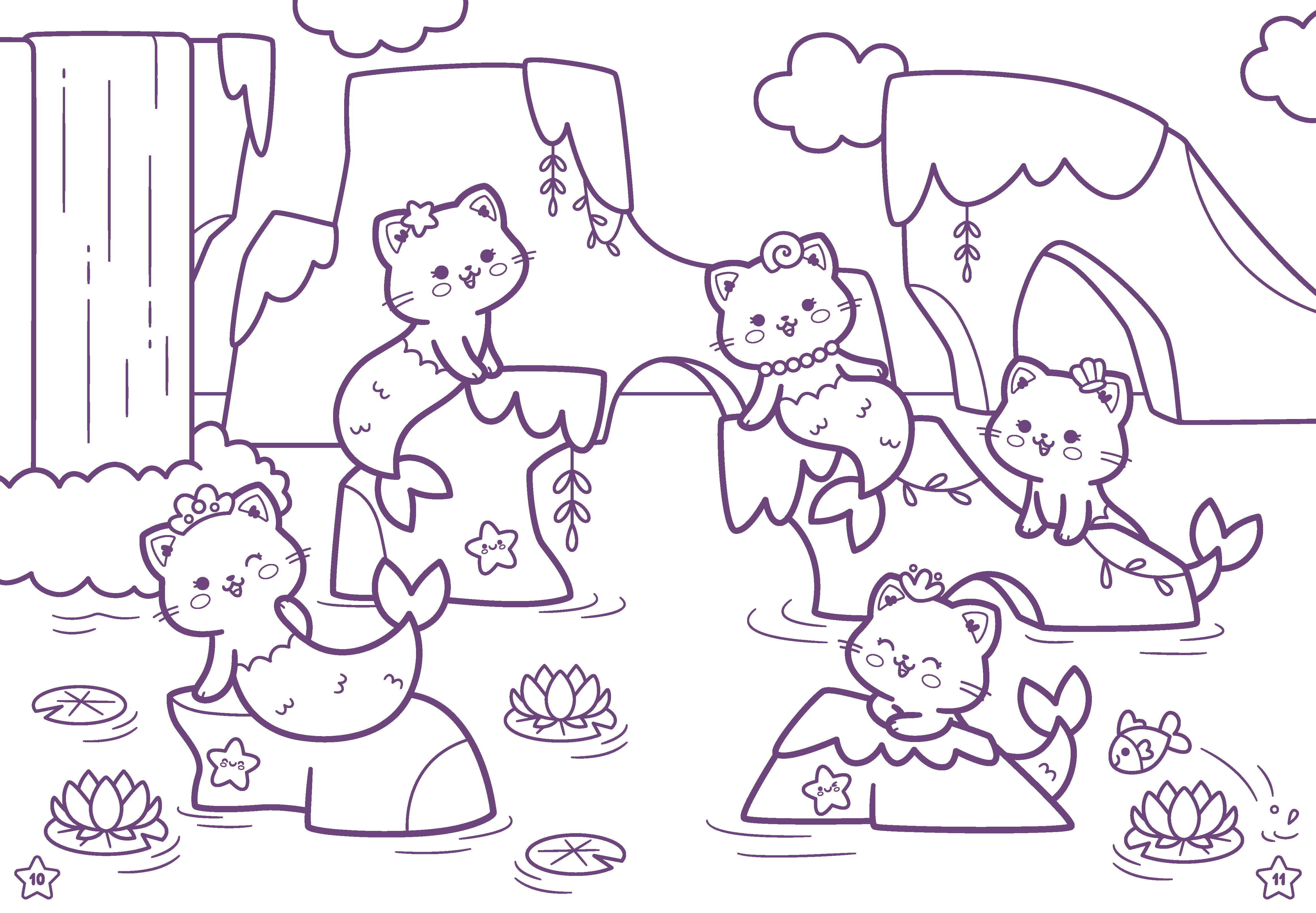 Kawaii Cuties: Coloring Book with Confetti Crayons and Stickers (Paperback)