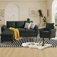thumbnail image 6 of Pingliang Home Living Room Sectional Sofa with Storage Ottoman and Accent Chair,Single Chair Armchair and 3 Seat L Shaped Couch with Side Pockets for Home Apartment Office Studio, 6 of 9