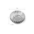 thumbnail image 4 of Egg Tart Mold,HURRISE 10Pcs Aluminum Egg Tart Mold Baking Tools For Cakes 70mm Bakeware Mould Kitchen Pastry Tools, 4 of 9