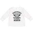 thumbnail image 3 of Inktastic Handpicked for Earth by My Grandpa in Heaven Angel Wings Boys or Girls Long Sleeve Toddler T-Shirt, 3 of 5