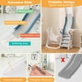 thumbnail image 5 of Costway Toddler Slide and Swing Set 4-in-1 Indoor Playground with Extended Slide & Swing Blue, 5 of 10