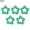 Green, variant on 50Pcs Star Shape Linking Rings Quick Link Connectors AB Color Star Linking Rings for DIY Bag Charms Necklace Earrings Handbag Straps Keychains