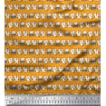 thumbnail image 1 of Soimoi Polyester Crepe Fabric Cat Animal Print Fabric by Yard 52 Inch Wide, 1 of 3