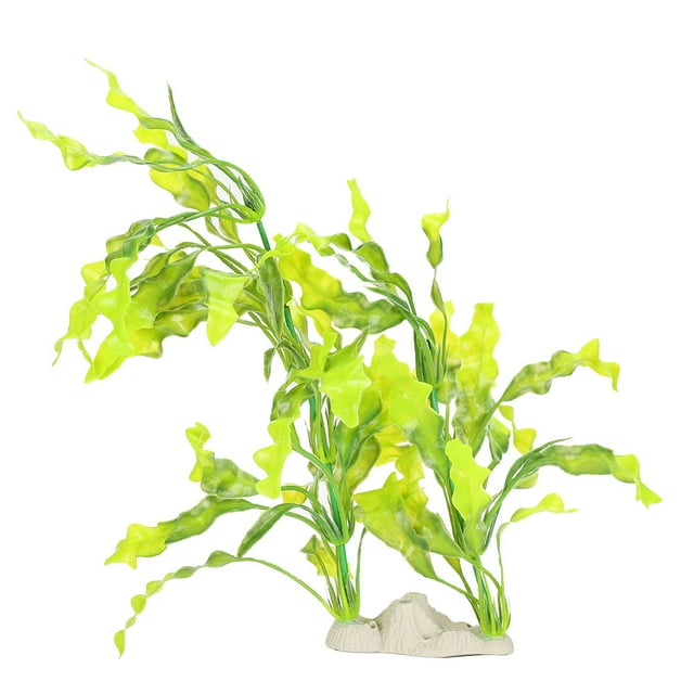 Kelp de plástico para acuario, simulación de acuario de plástico Kelp Kelp artificial decoración de paisaje de acuario funcionalidad inteligente Jadeshay A
