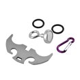 thumbnail image 3 of Acero Inoxidable Para Exteriores, Herramienta De Función Grappling Plegable Grappling De Acero Inoxidable Multi Hook Hook Climbing EDC Tackle S, 3 of 8