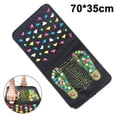 thumbnail image 1 of Foot Massage Mat，Reflexology Mat Walk Foot Leg Pain Relieve Relief Walk Massager Mat, Acupoint Mat for Acupressure Relaxes The Nerve Ache Ease Tiredness of The Muscle, 1 of 8