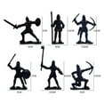 thumbnail image 5 of JWQFBC Knights Toys, Plastic Warriors Medieval Knights Horses Soldier Action 60pcs, 5 of 5