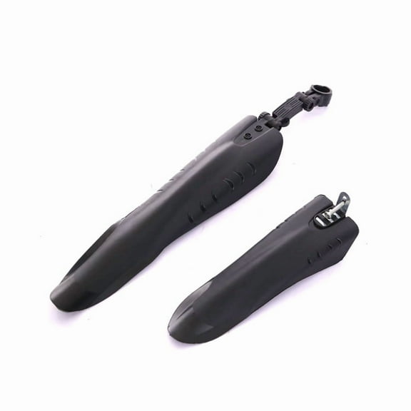 Jinswick 2Pcs Bicycle Front Rear Mountain Bike Plastic Splash Guard Mudguards Set 26-inch 24-inch 22-inch Bicycle Mudguards Quick-Release Mudguards