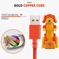 thumbnail image 2 of OrangeLightning 2PCSFunny Humping Dog Cable de carga rápida para perros Cable de carga adecuado para varios modelos, 2 of 5