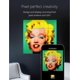 thumbnail image 3 of Twinkly Quads Kit de Luces con Panel LED Inteligente 64 Píxeles RGB, 16 Millones de Colores, Negro, USB-C, Iluminación Interior Expandible, 3 of 9