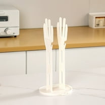 Kitchen Glove Drying Rack with Integrated Tray for Efficient Storage and Organization