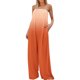 thumbnail image 2 of VISgogo Mono para mujer, tirantes finos, color degradado, pantalones largos sueltos de pierna ancha para fiesta informal VISgogo  moda, 2 of 7