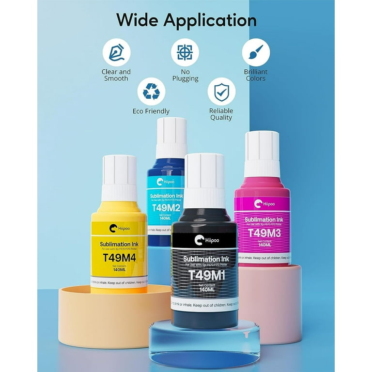 Hiipoo Sublimation Ink 560ML T49M for Epson F170, F570
