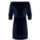 thumbnail image 5 of Bata larga con forro de Sherpa para mujer - Albornoz de felpa cálida de longitud completa de lujo Kimono Lencería Ropa de dormir suave de Navidad Xemadio WMCH-333, 5 of 7